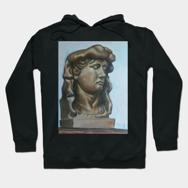 the statue Hoodie by flochgregory